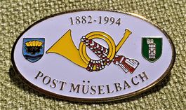 N574  Pin PTT Post Müselbach St. Gallen 1882 - 1994 Posthorn