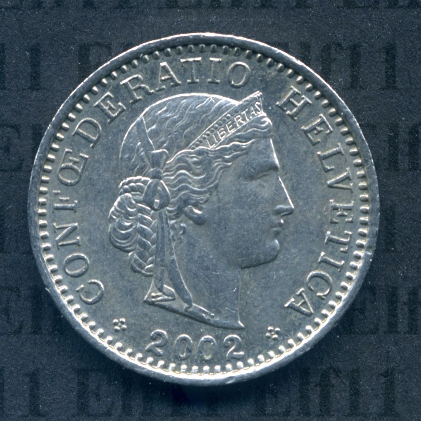 Tutti le monete: CHF___0.20 2002 vz+ 20 Rappen – Usato da Widnau venduto da Elf11
