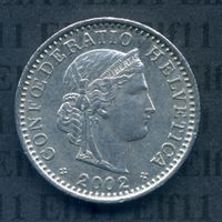CHF___0.20 2002 vz+ 20 Rappen