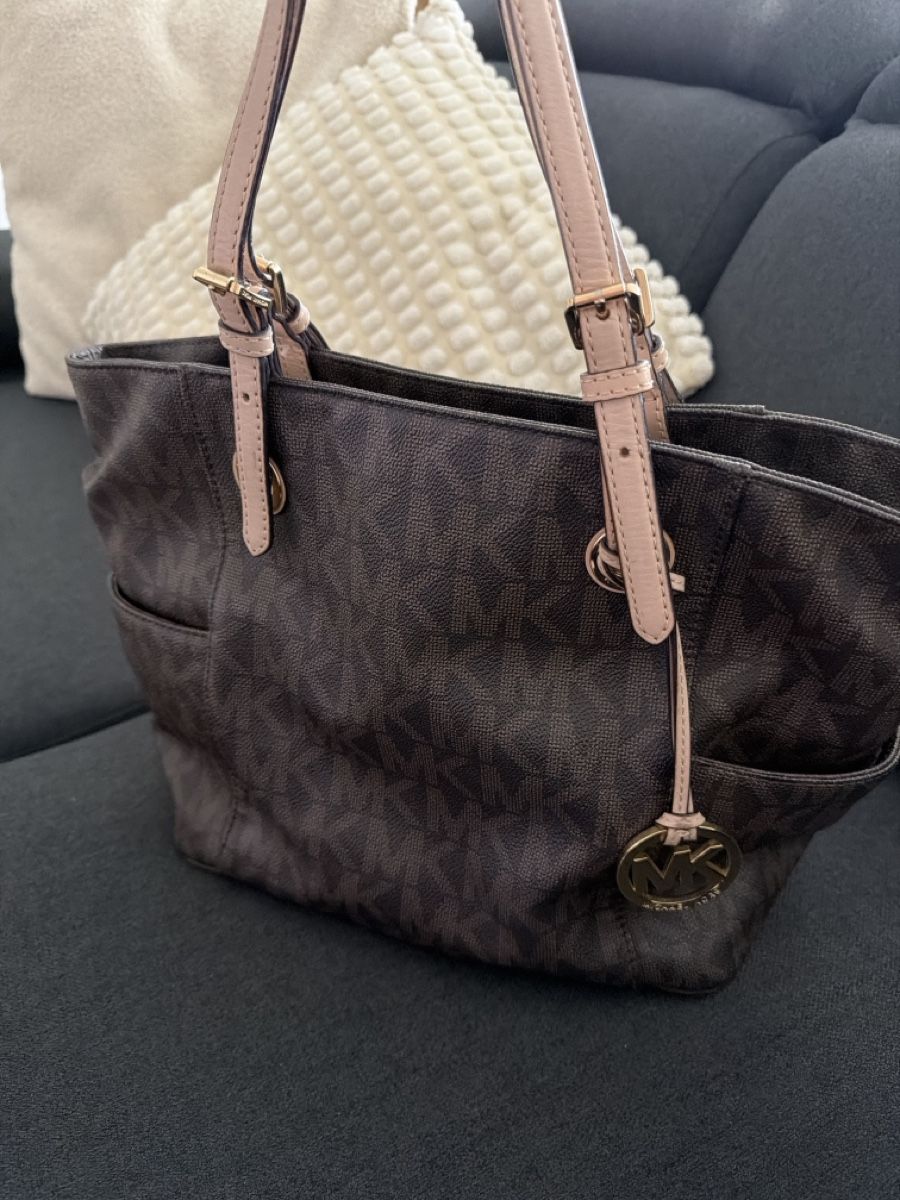 Michael Kors Borse da donna: Michael Kors dunkelbraun Signature Tasche – Usato da Dierikon venduto da corinna310