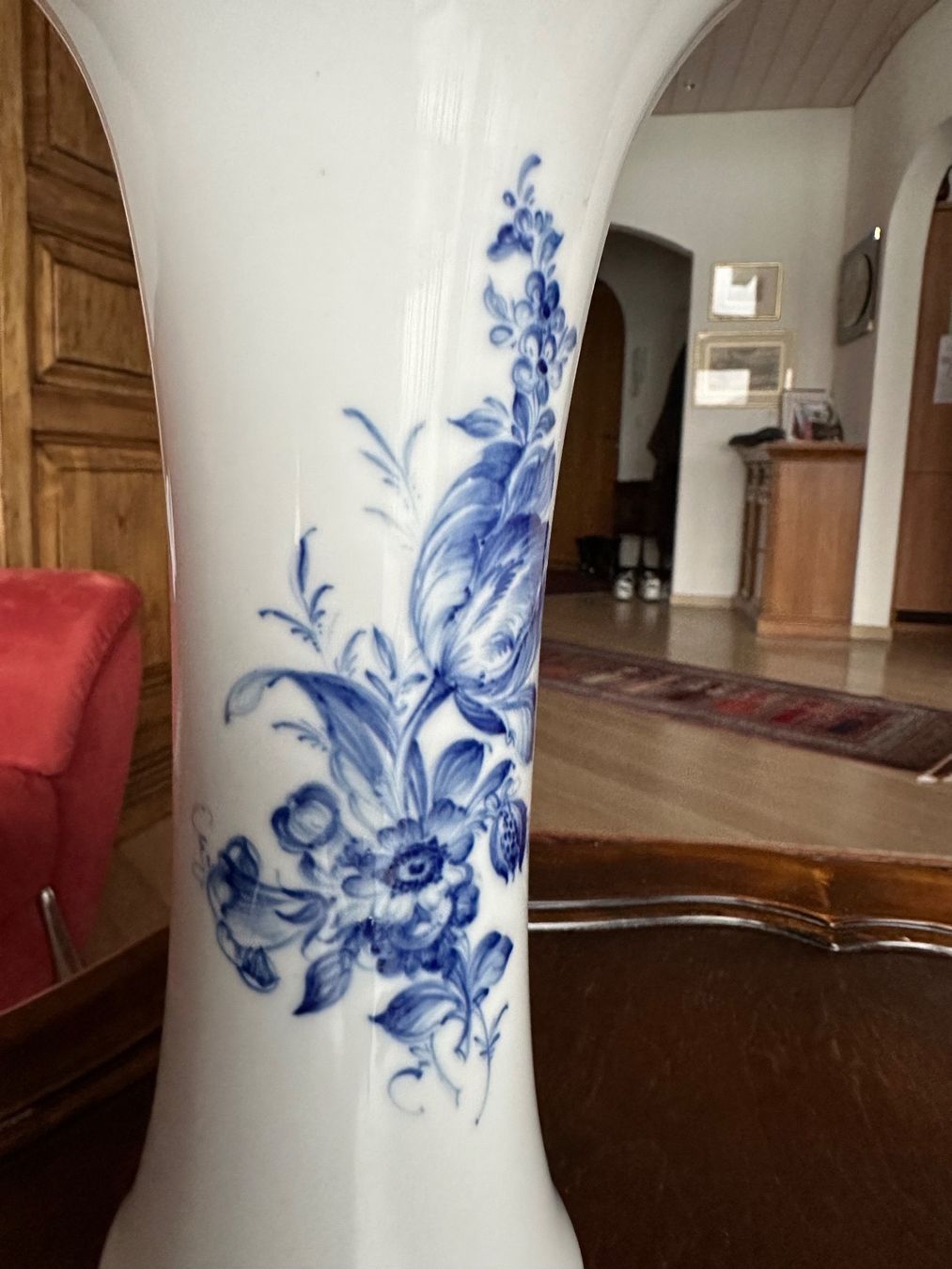 Vasen & Gefässe: Meissen Vase blaue Blume, ca 26 cm – Gebraucht aus Herbriggen von Sehrazade 3