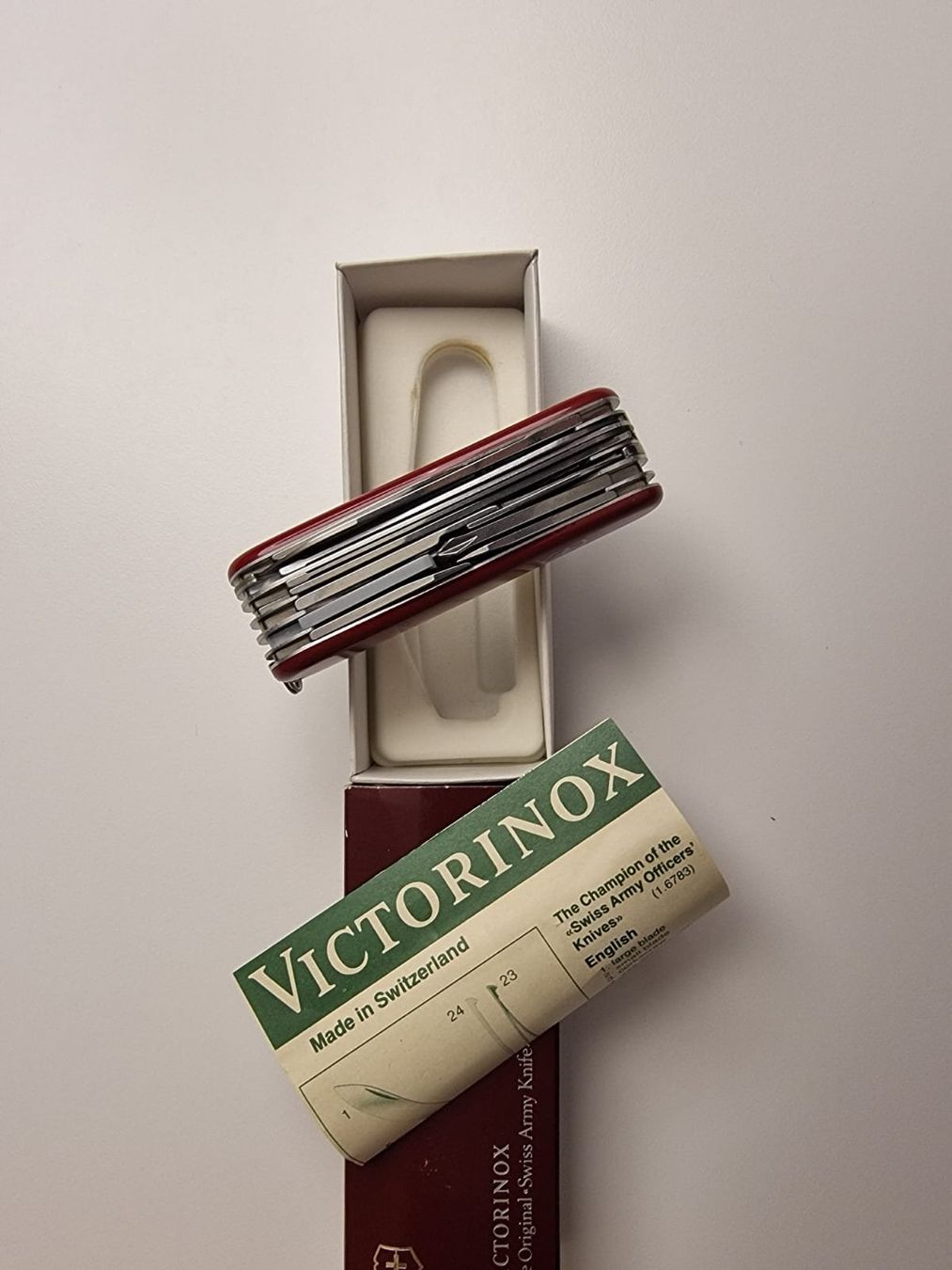 Victorinox Taschenmesser: Victorinox Champion 1.6783 – Neu und originalverpackt aus Unterägeri von Albi1975 1