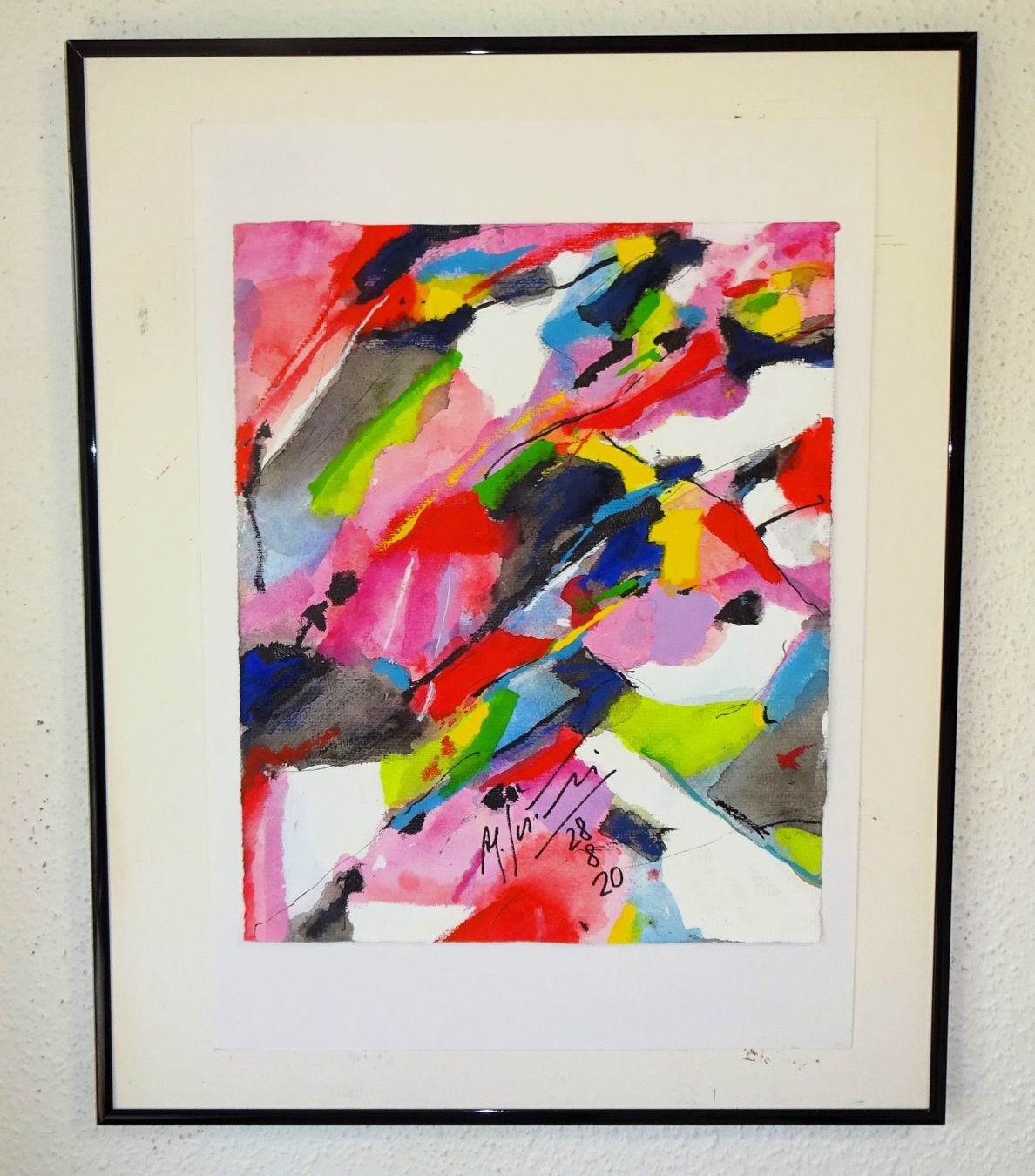 Tableaux: Original Gouache Gemälde 8283 – D'occasion à Zürich par kunstkreis