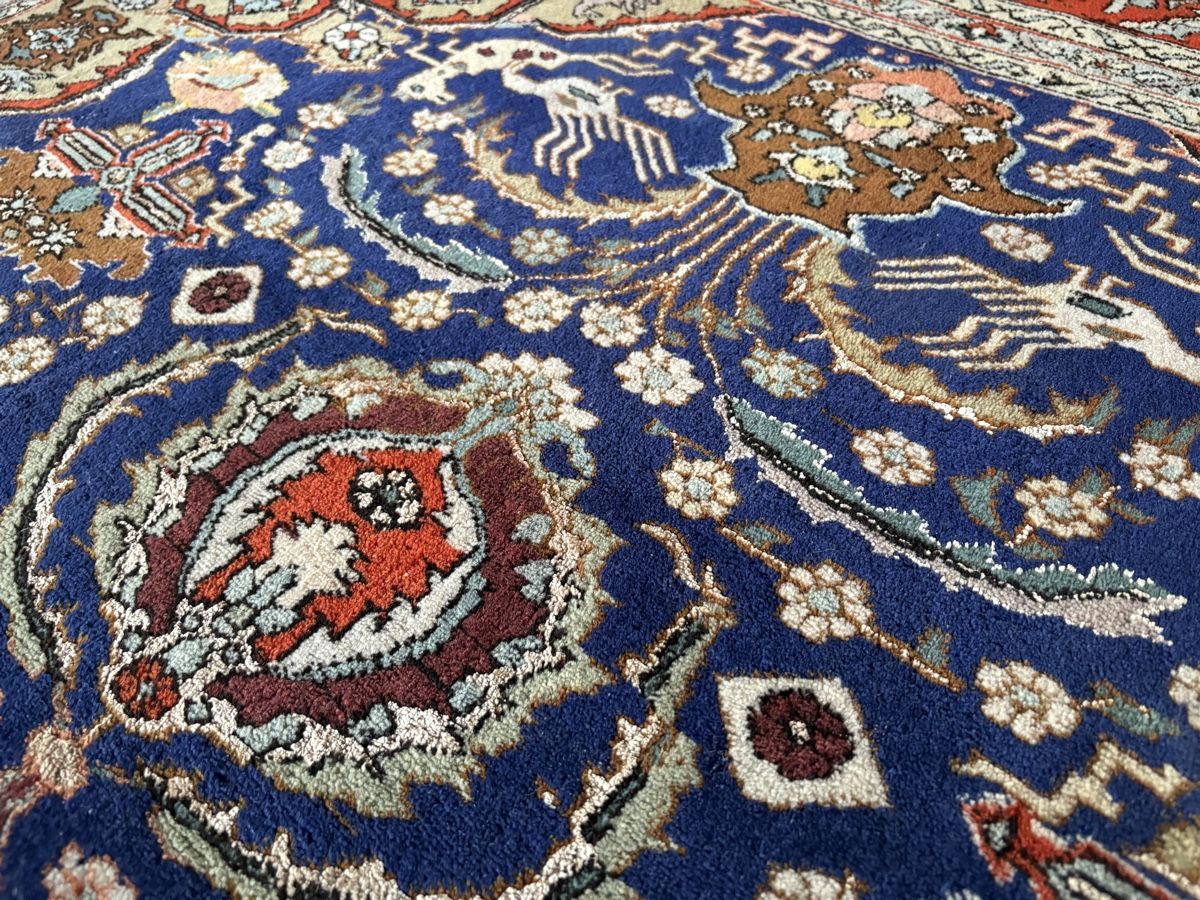 Tappeti: Makelloser Täbriz m. Seide - handgeknüpfter Perserteppich – Usato da Bennau venduto da Mayer_Carpets 8