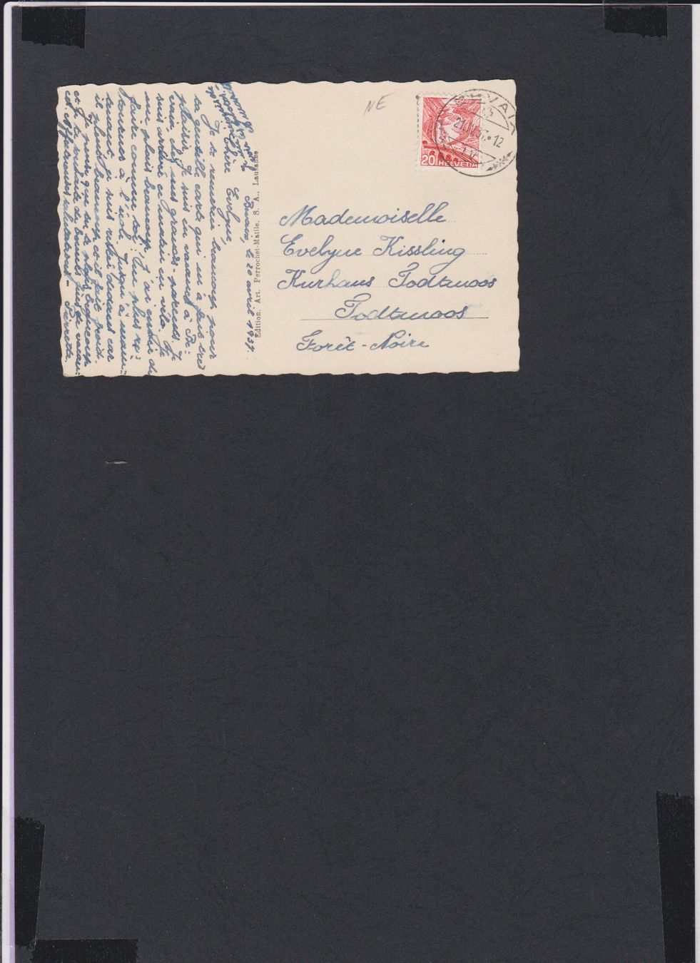 Cartoline postali: Bevaix  NE   :   alte Ansichtskarte um 1937 – Usato da Vitznau venduto da Ropaku 1