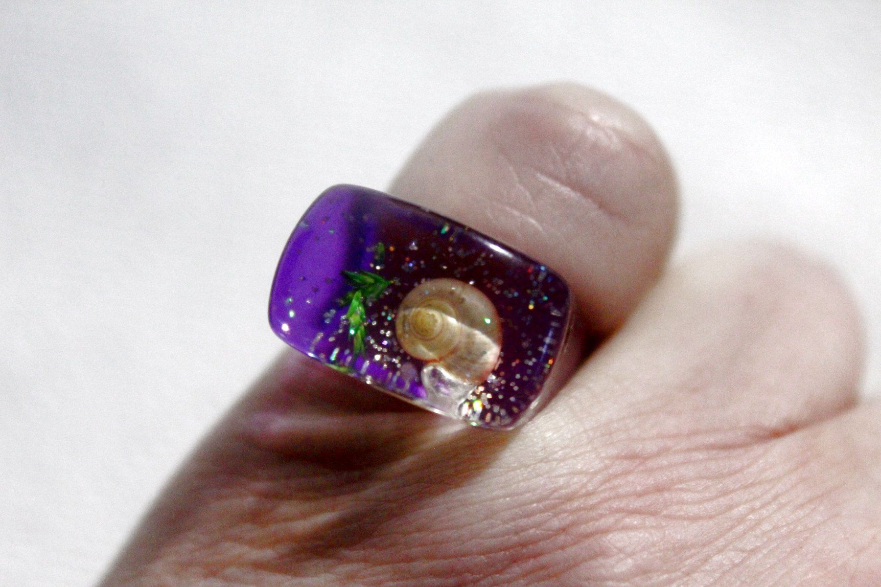 Ringe: Vintage Space-Age - Ring mit Muschel, Seestern, Seeigel, usw – Neu (gemäss Beschreibung) aus Bern von Vitaneuf