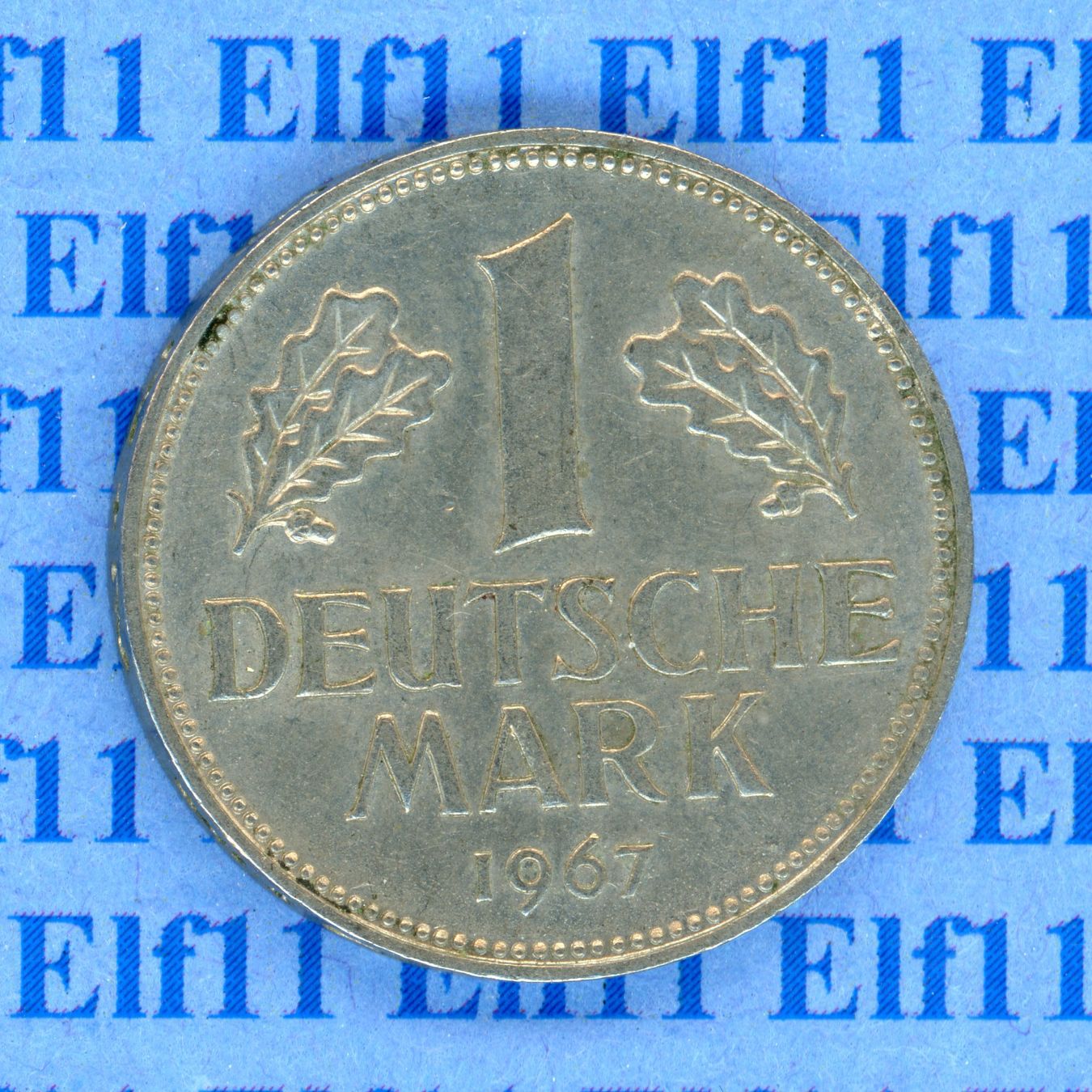 Tutti le monete: DEM___1.00 1967D -vz 1 Deutsche Mark – Usato da Widnau venduto da Elf11