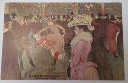 Paris, Moulin Rouge, Karte für Getränke und Spectacle