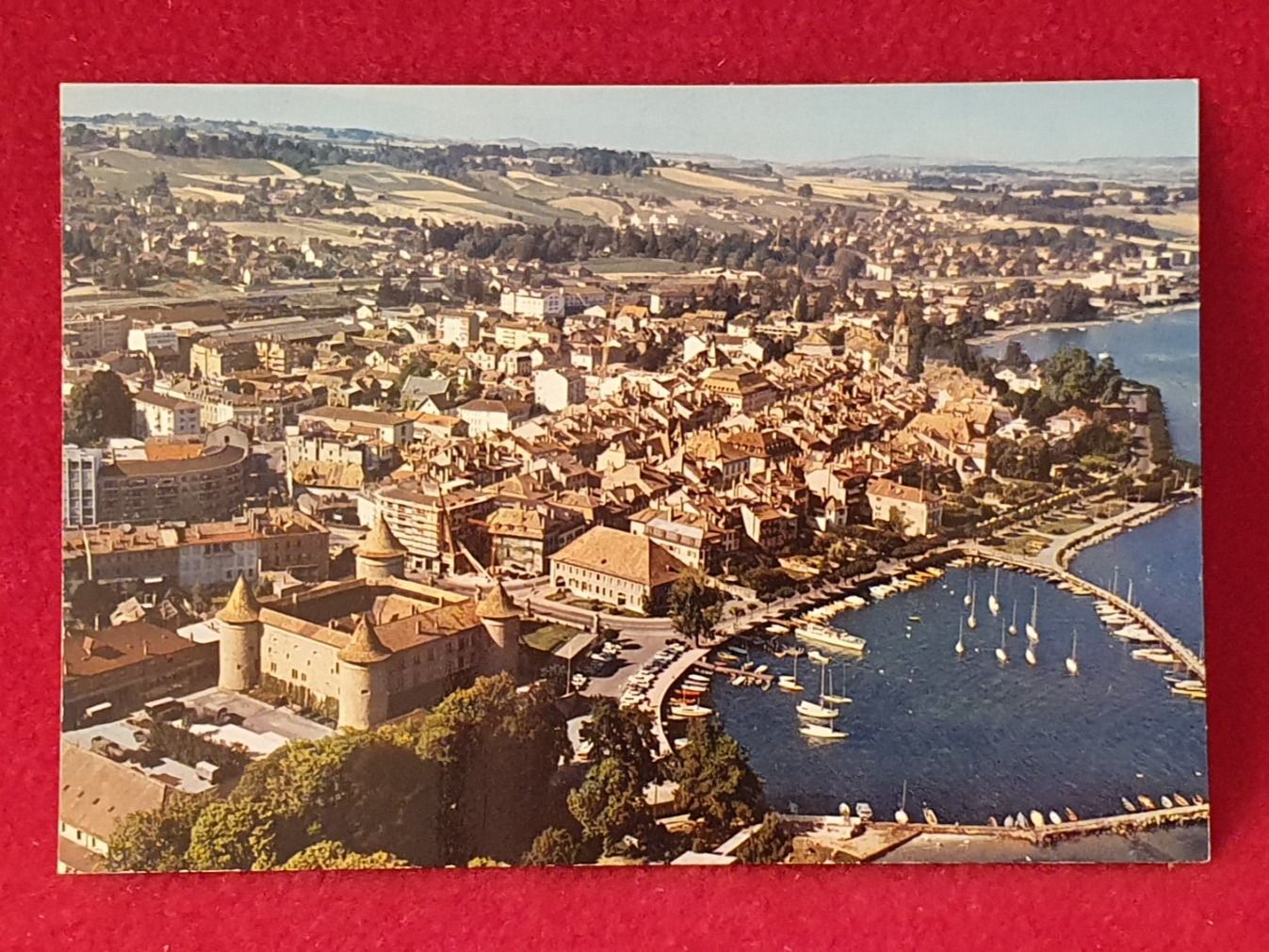 Cartes postales: Morges Waadt Flugaufnahme – D'occasion à Küttigen par Melisch1000
