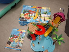 Playmobil Family Fun 70609 Wasserpark mit Rutschen gebraucht