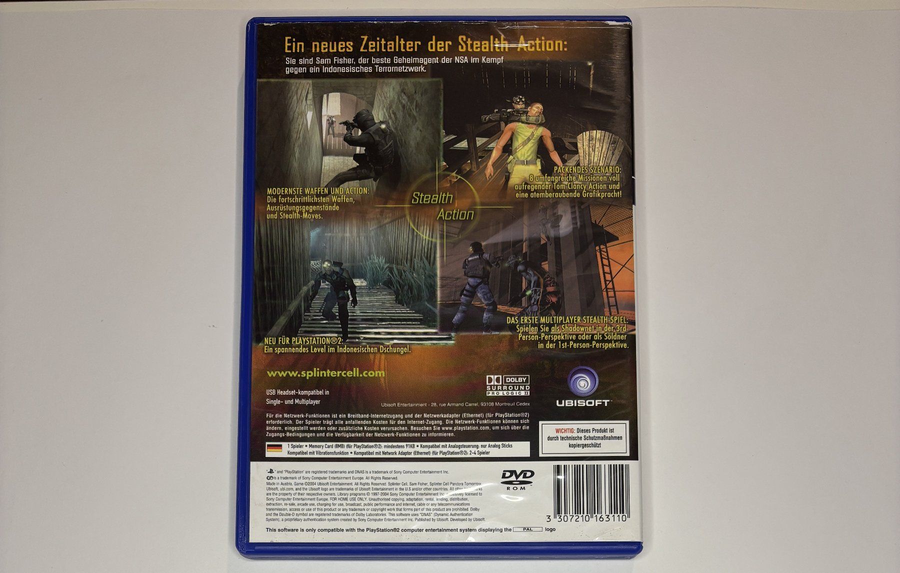 Spiele: PS2 - Tom Clancy's Splinter Cell Pandora Tomorrow – Gebraucht aus Allschwil von Bullach 2