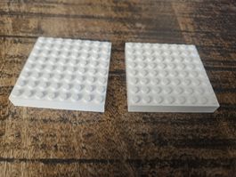 lego 4201 lot de 2 pièces White Brick 8 x 8