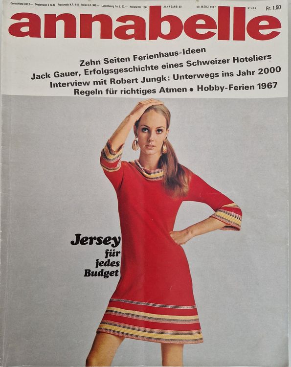 Annabelle original 1967, Modejournal 70er Geburtstag | Kaufen auf Ricardo