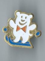 Bärli mit Fliege Pin