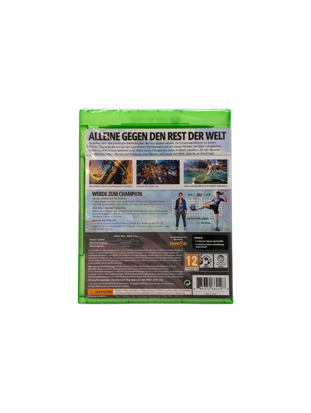 Microsoft Giochi: Kinect Sports Rivals One Neu! – Nuovo e nell'imballaggio originale da Domat/Ems venduto da IsseldorsShop 1