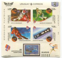 Block "Olympische Spiele". Uruguay