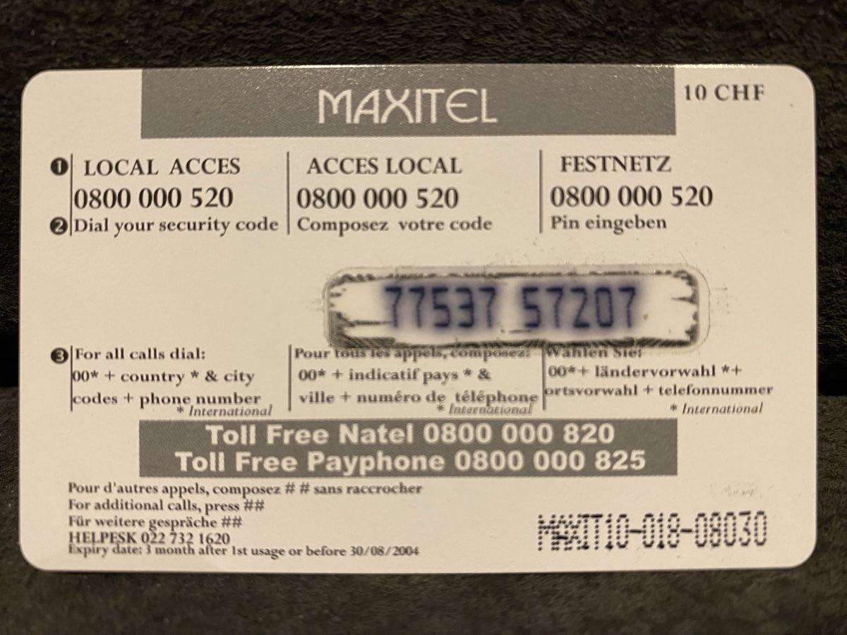 Schede telefoniche: Carte dos 2 – Usato da Lausanne venduto da babacard10 1