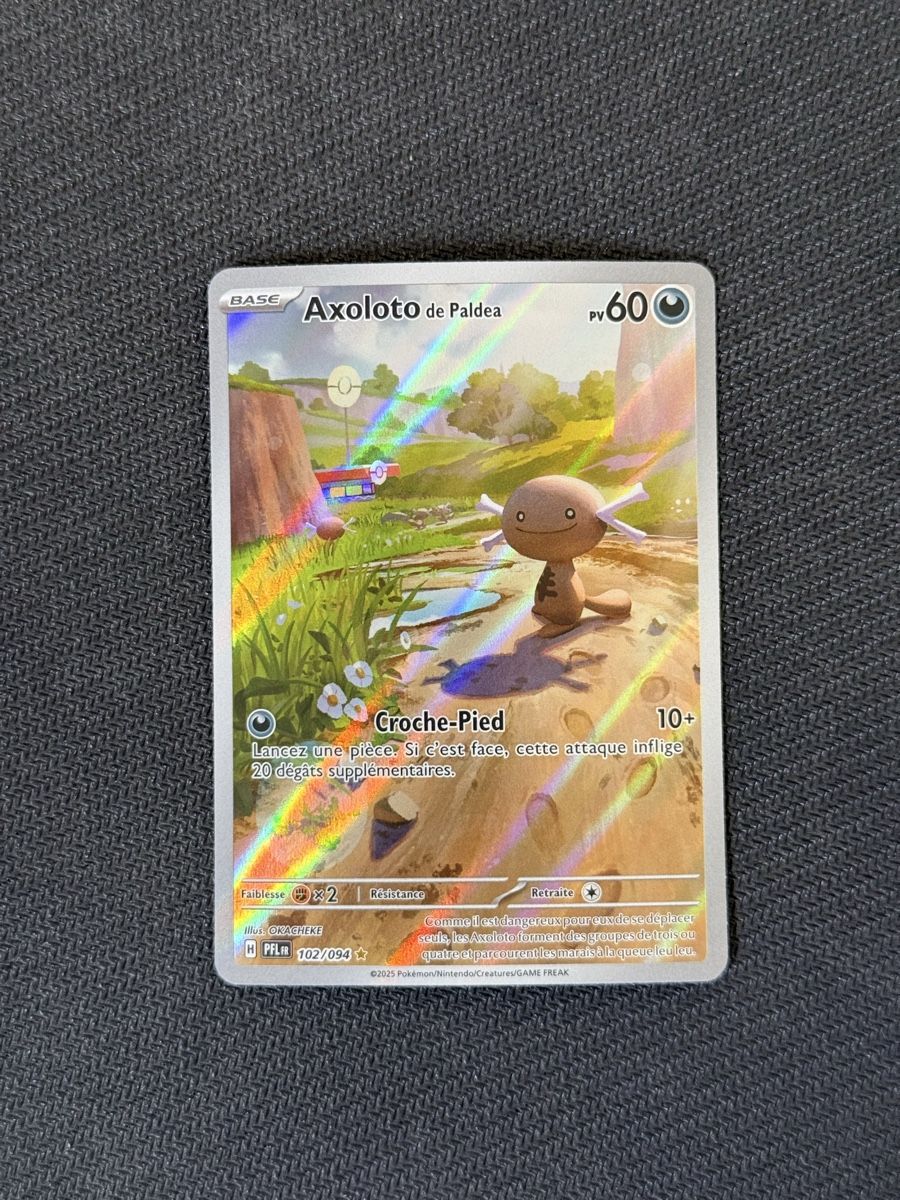 Pokémon Carte collezionabili: Axoloto 102/094 PFL FR – Nuovo (secondo la descrizione) da Uvrier venduto da sauma85