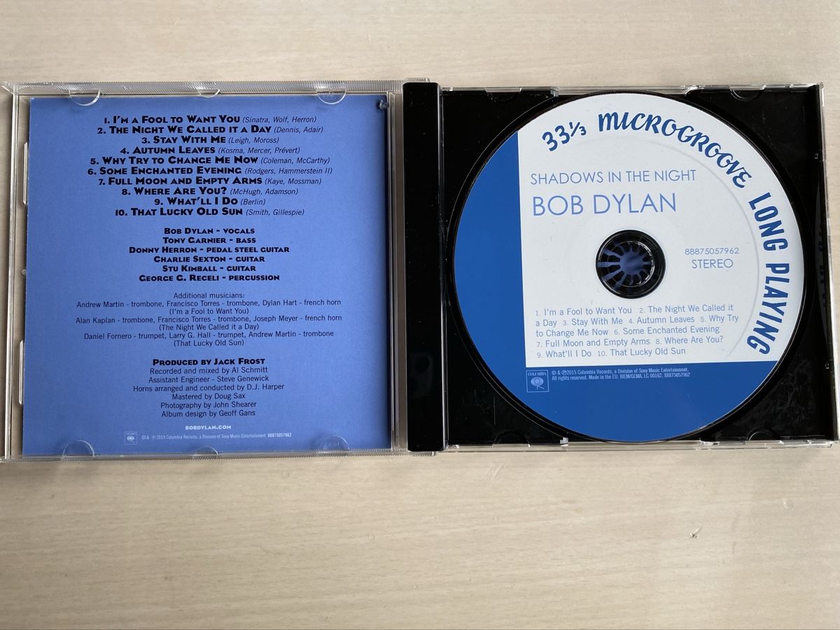 CD: Bob Dylan - Shadows in the Night CD – Usato da Oberried Brienz venduto da Chyara 2