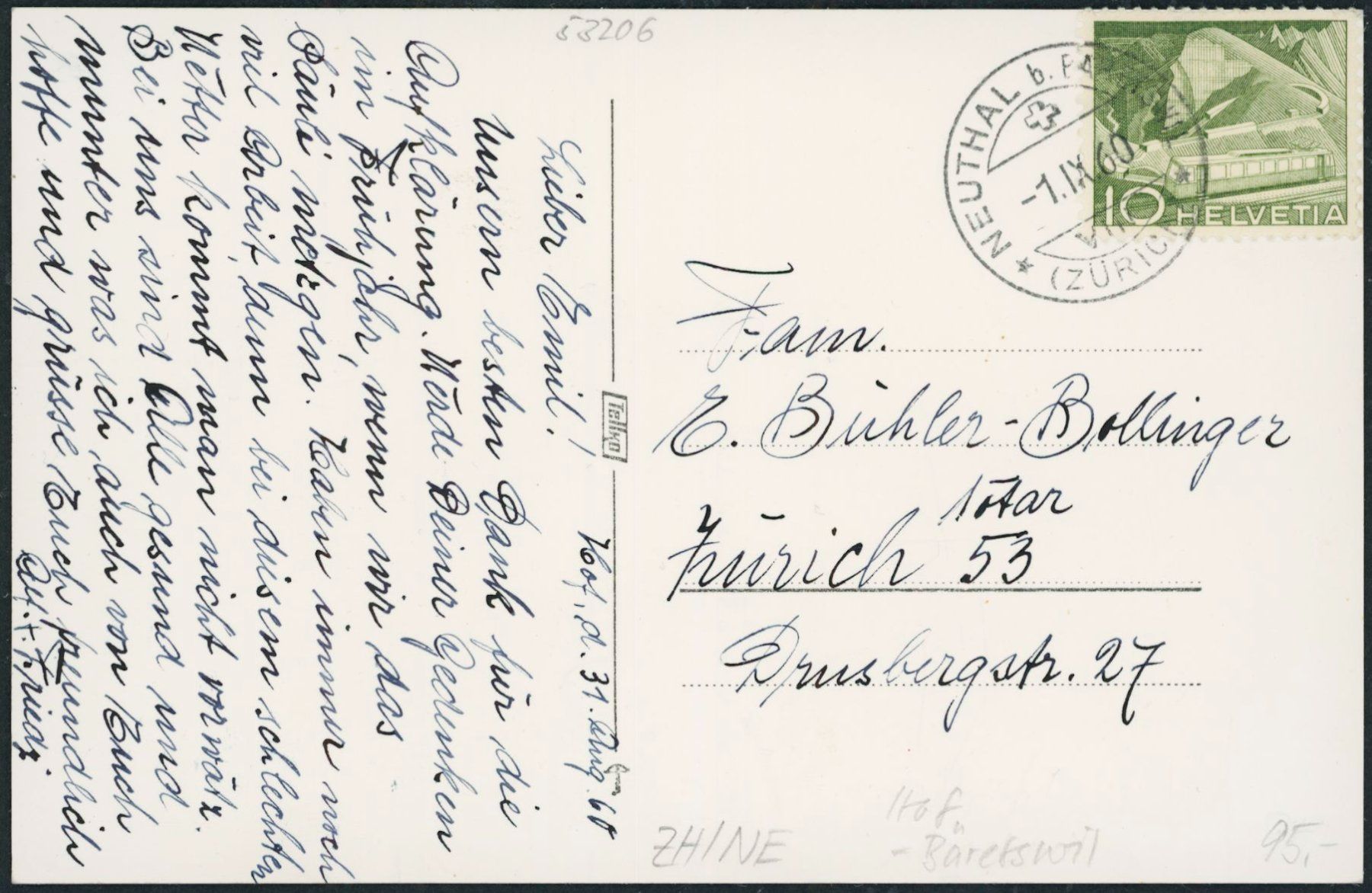 Cartes postales: ZH Neuthal - Bäretswil – D'occasion à Schindellegi par masutka7 1