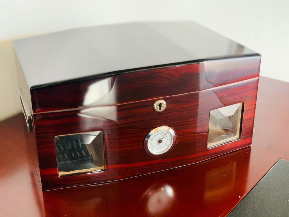Humidor für 6080 Zigarren in Dunkelbraun NEU Kaufen auf Ricardo