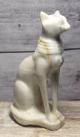 Weisse Jade Ägyptische Bastet Sphinx Katze 1.3kg