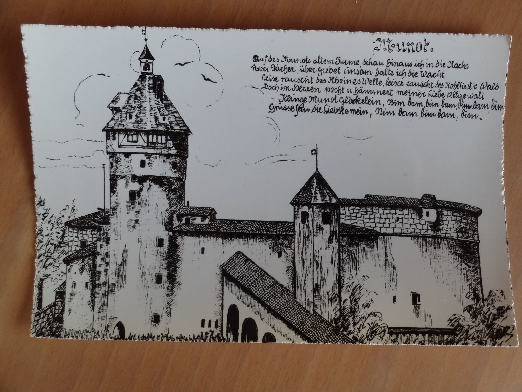 Cartoline postali: Schaffhausen - Munot – Usato da St Léonard venduto da Riglin