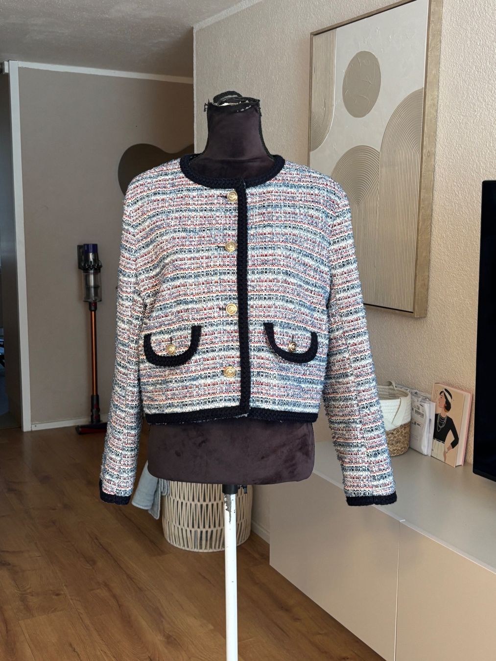 Maje Giacche: Maje Tweed Jacket Lanawolle – Usato da St. Margrethen SG venduto da dijanaO 5