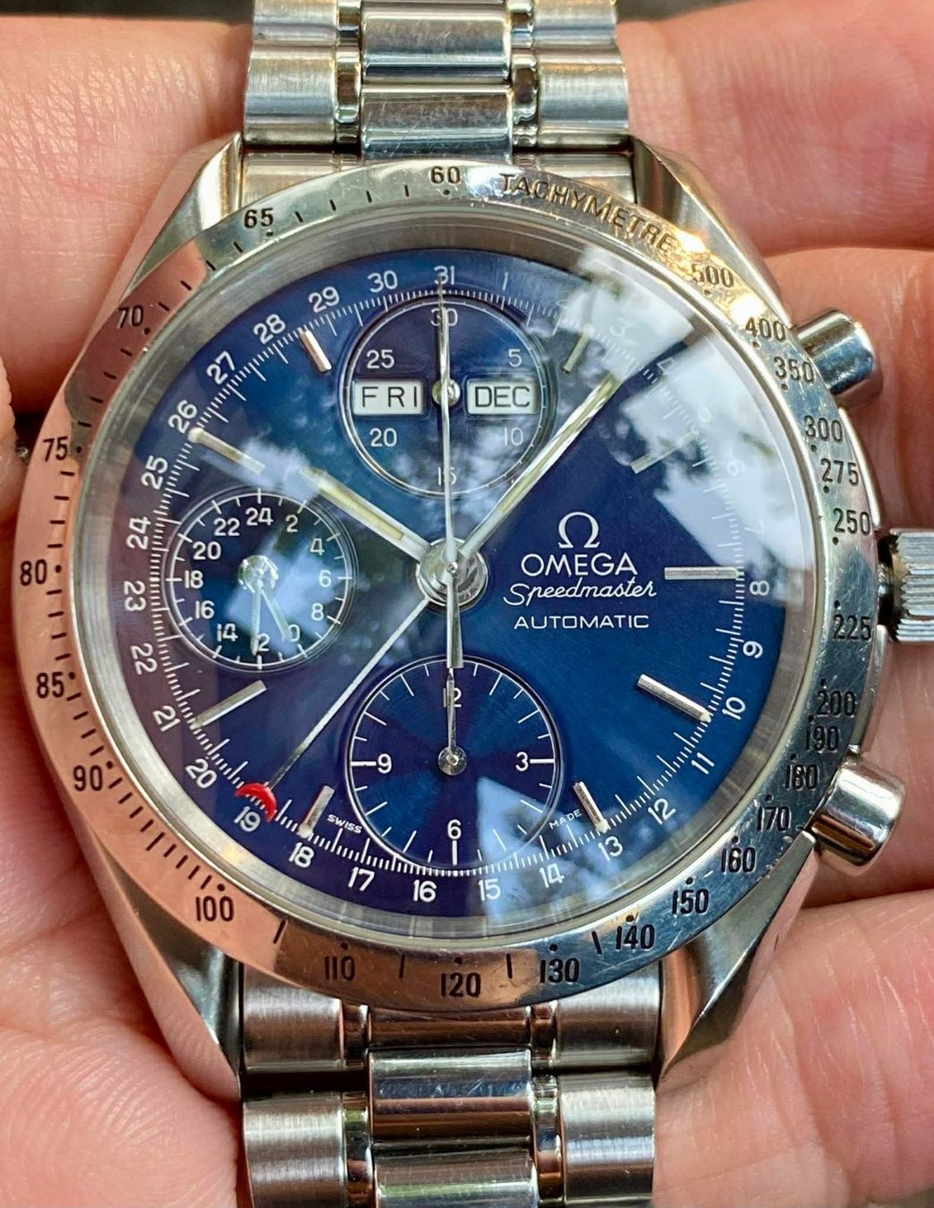 Omega Orologi: Omega Speedmaster triple date calendar – Usato da Genève venduto da Hiakoo 1