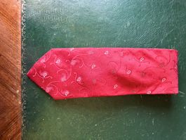 Cravate rouge Piattelli Roma en soie