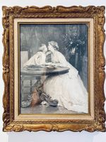 Radierung Mutter und Kind