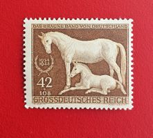 DEUTSCHES REICH PFERD BRAUNES BAND ZUSCHLAG 1943**