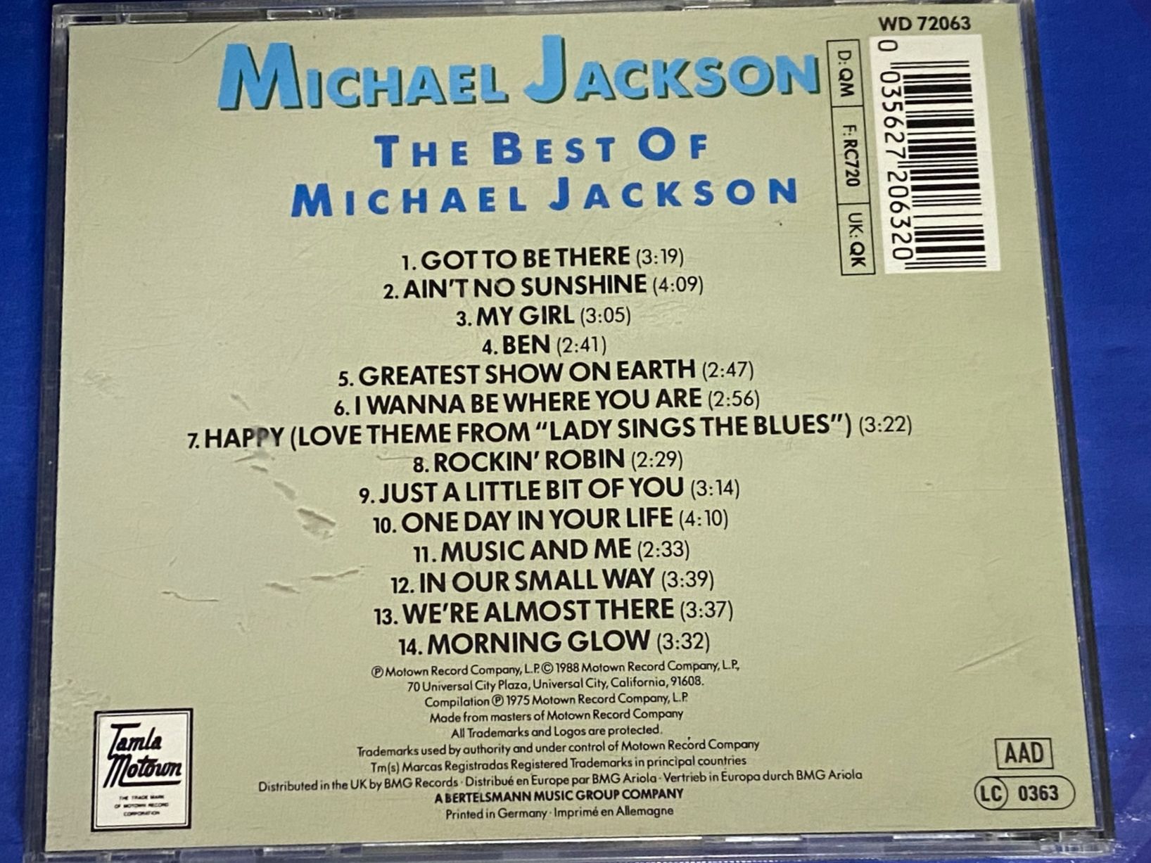 CDs: Michael Jackson RAR – Gebraucht aus Muri b. Bern von AdidasCollector 1