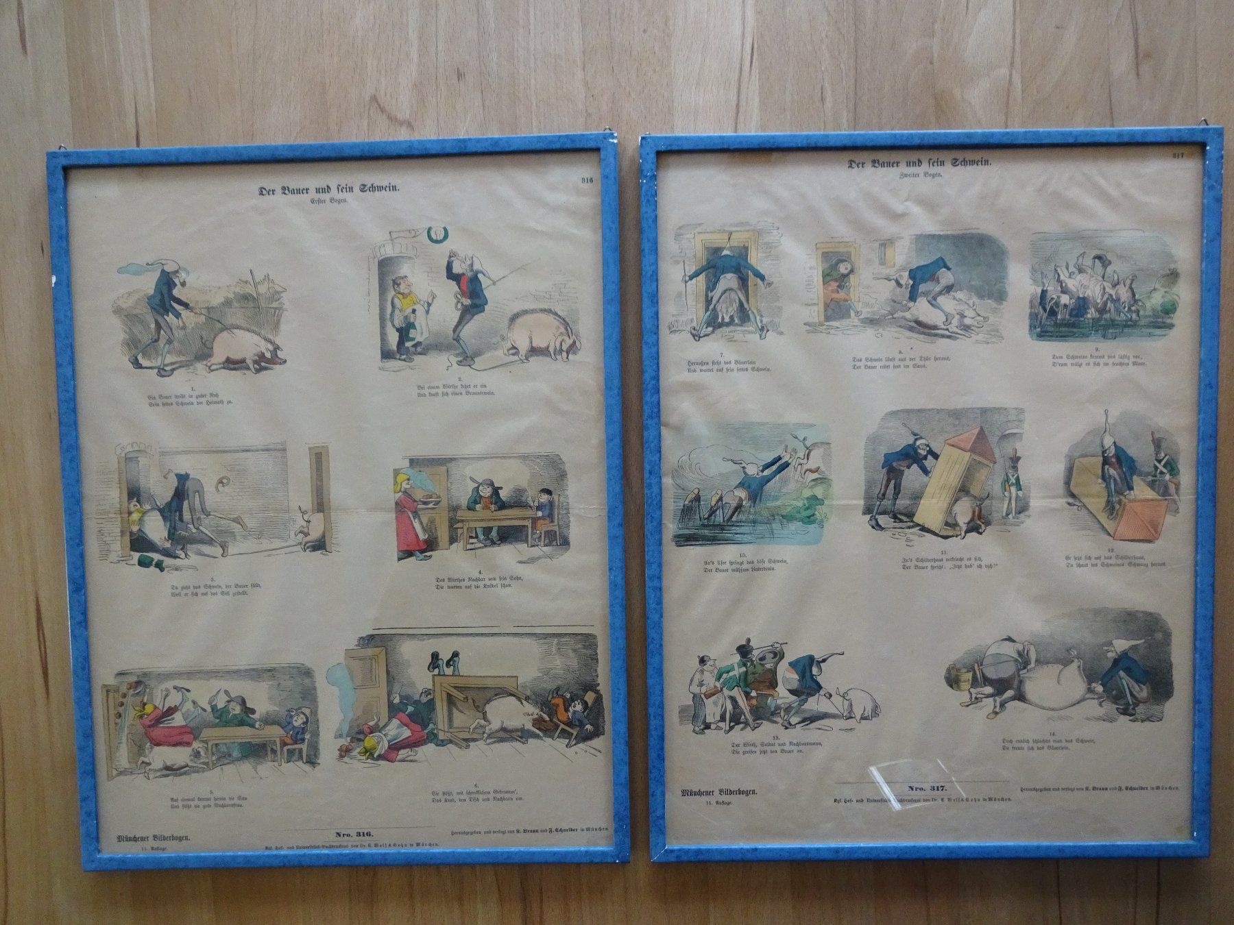 Incisioni: Münchner Bilderbogen. Wilhelm Busch. Von 1862. – Usato da Goldach venduto da armando_r