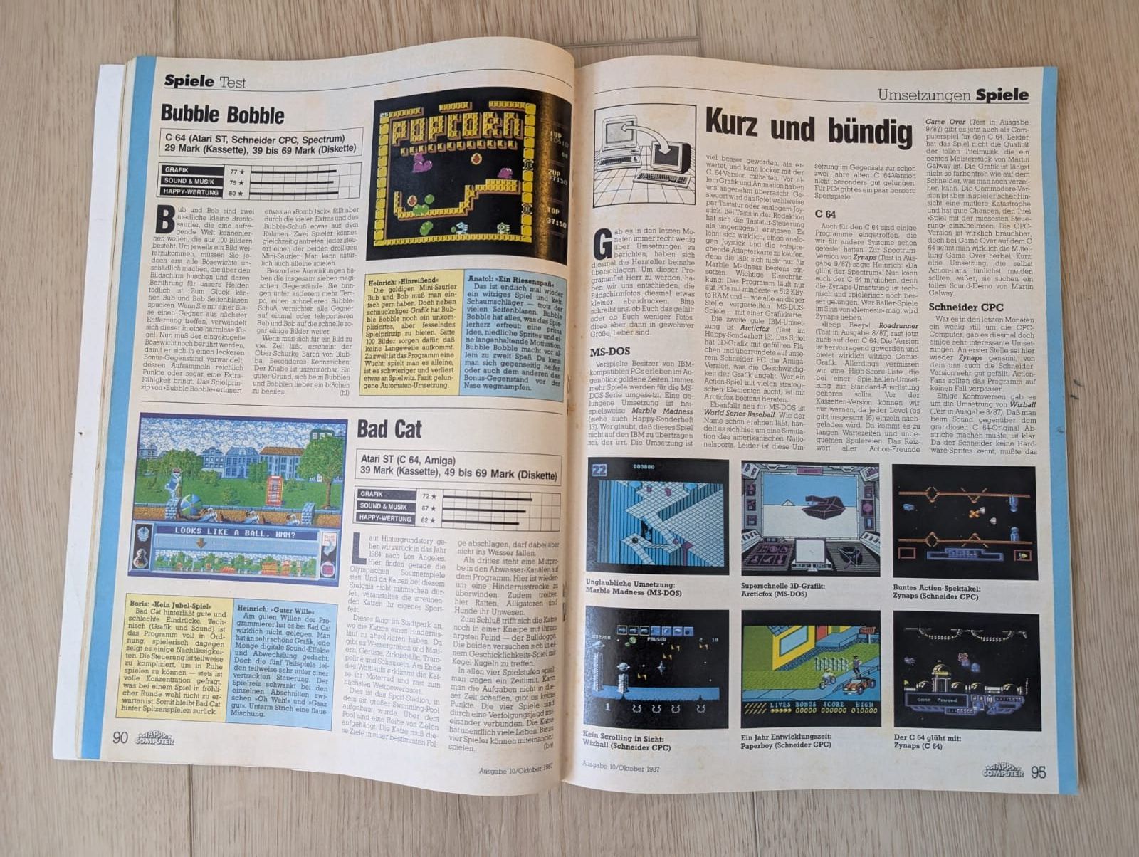 PCs: Happy Computer 10/1987 – D'occasion à Lyssach par danihandel 1