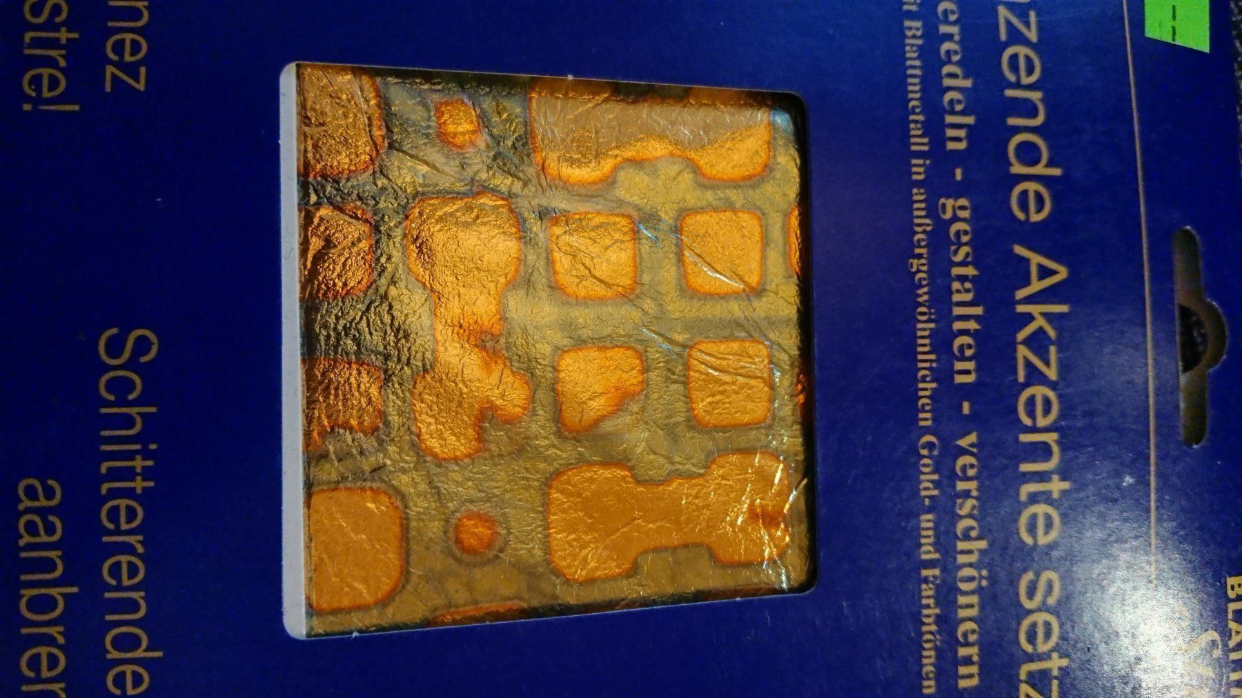 Kit bricolage: Blattmetall "Labyrinthe goldfarben" – Nuovo e nell'imballaggio originale da Ostermundigen venduto da Krimskrams8 1