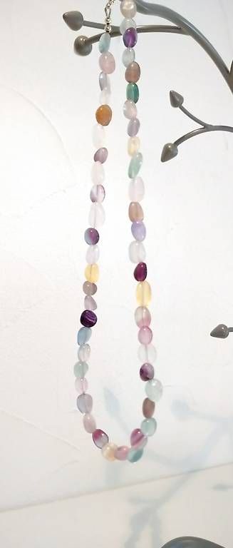 Ketten: Fluorit-Kette multicolor – Neu (gemäss Beschreibung) aus Lupfig von Flowypr6 2