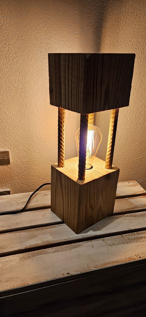 Lampade: Altholzlampe – Nuovo e nell'imballaggio originale da Buttisholz venduto da Silu.99 1
