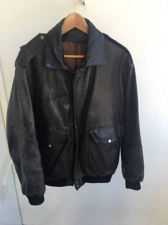 Veste en cuir / Vintage