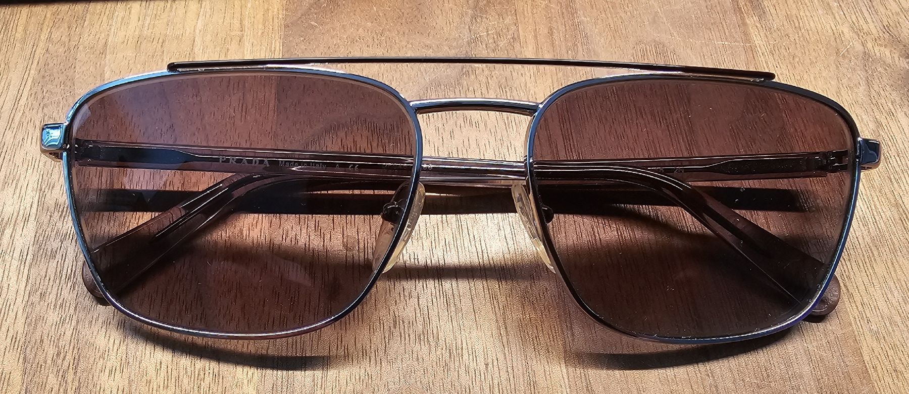 Prada Occhiali & Lenti: Prada Sonnenbrille Silber / Braun – Nuovo (secondo la descrizione) da Oberwil BL venduto da 007re 4