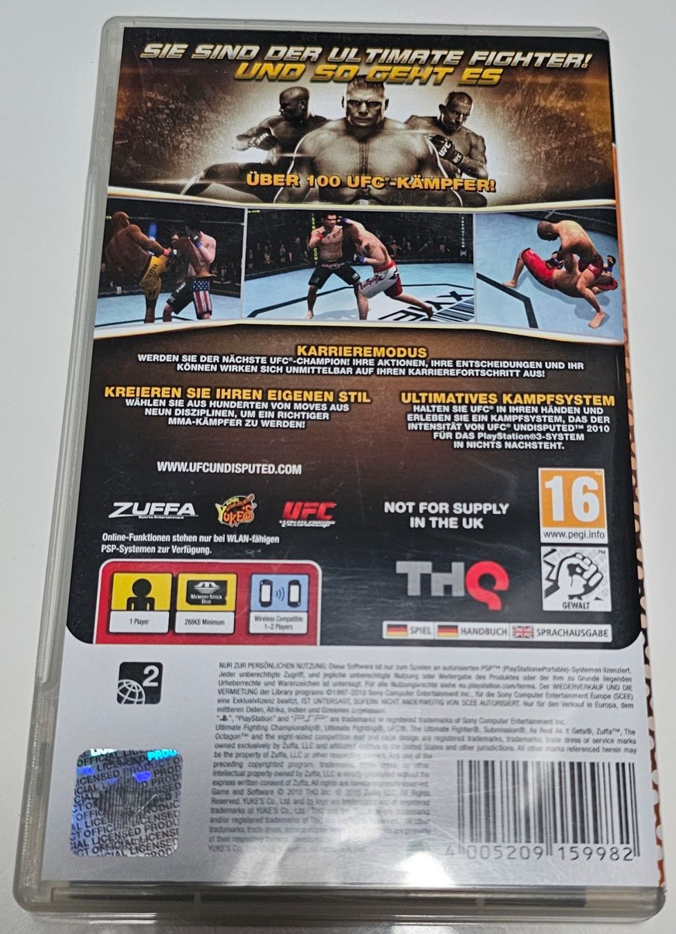 Sony Spiele: PSP Spiel - Ufc Undisputed 2010 – Gebraucht aus La Garde von The_Hammer76 1