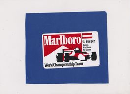 Autocollant Marlboro G. Berger Honda McLaren sticker