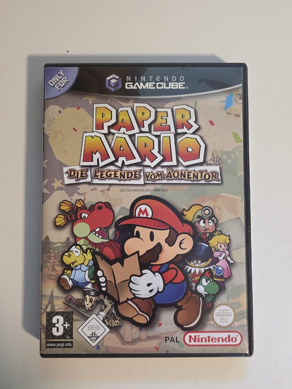 Nintendo Giochi: Paper Mario Äonentor GameCube PAL DE + Anleitung – Usato da Tafers venduto da whereyogamesat