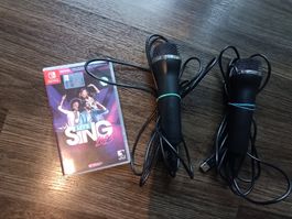 Let's Sing 2023 Switch mit zwei USB Mikrofonen gebraucht