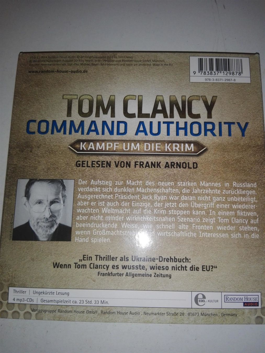 Audiolibri: Tom Clancy: Command Authority - Kampf um die Krim (4-mp3 CD) – Usato da St.Gallen venduto da elk2023 5