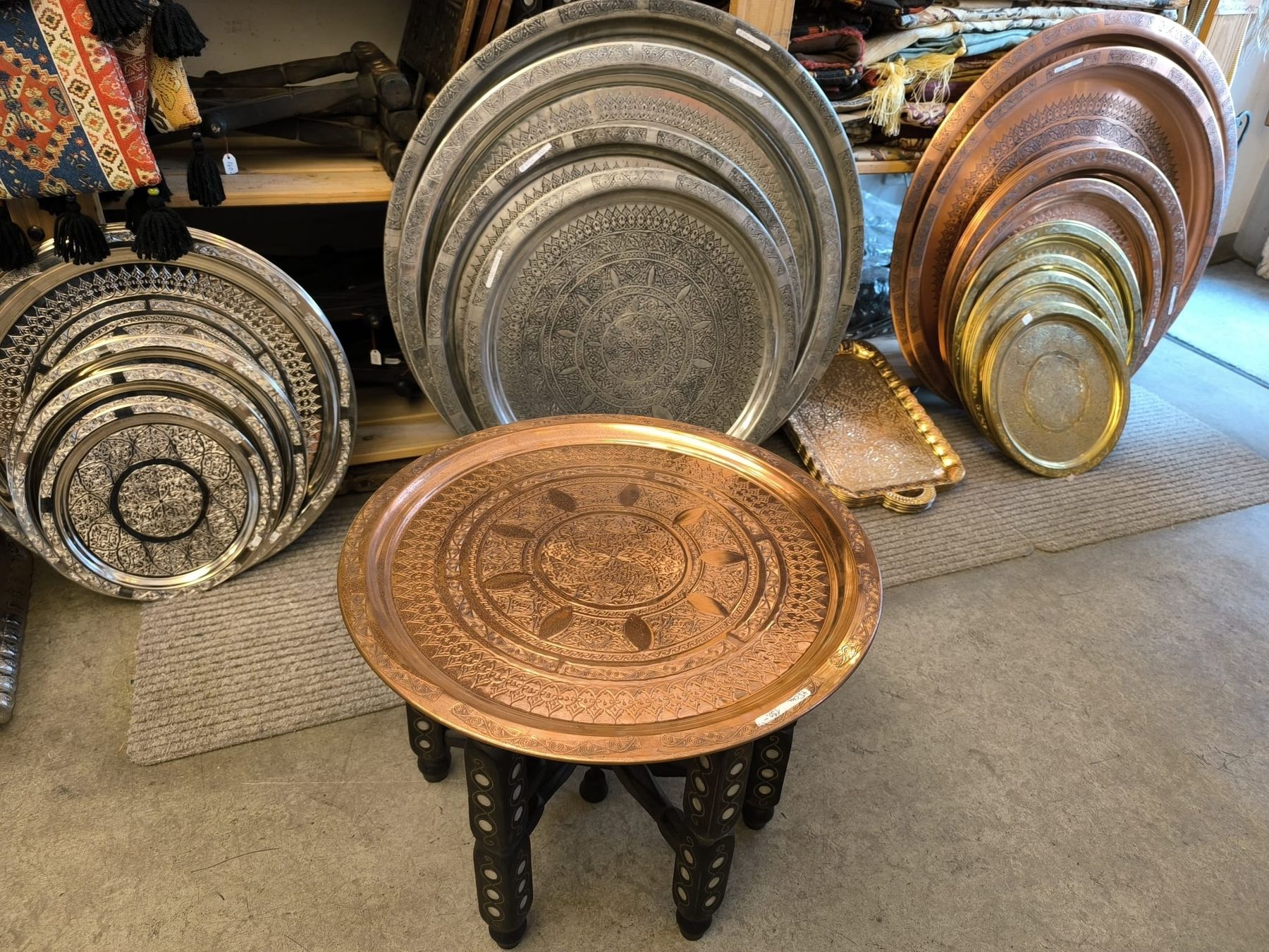 Piatti di portata: Vintage Kupfertablett, orientalisch. 45cm – Nuovo (secondo la descrizione) da Zürich venduto da sb_t28m 2