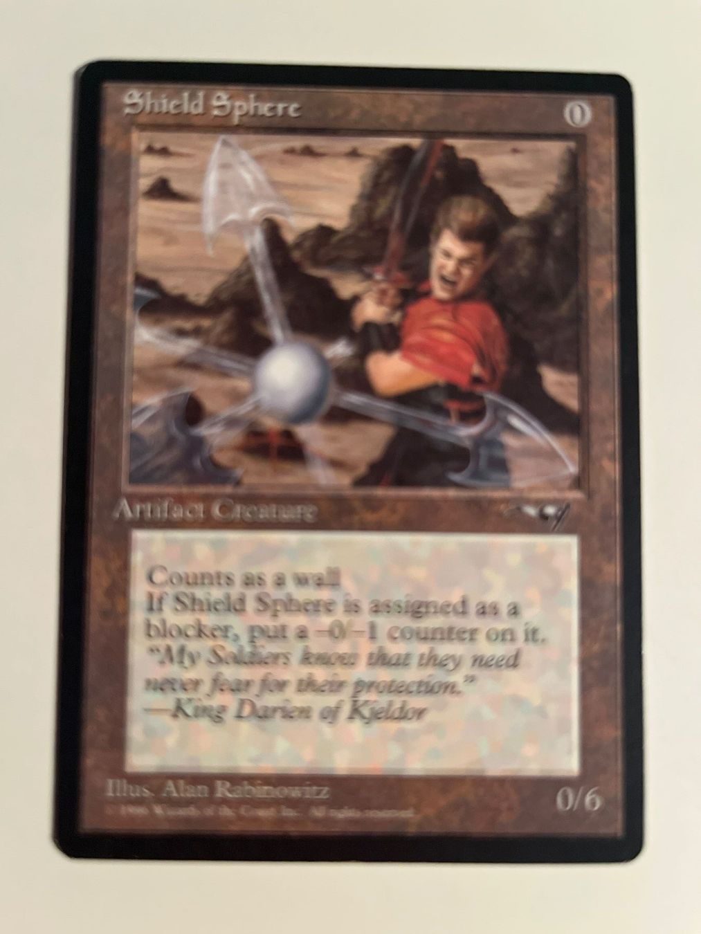 Magic The Gathering Carte collezionabili: 1 x Shield Sphere - Magic: The Gathering - MtG – Usato da Kriens venduto da Shadi1980