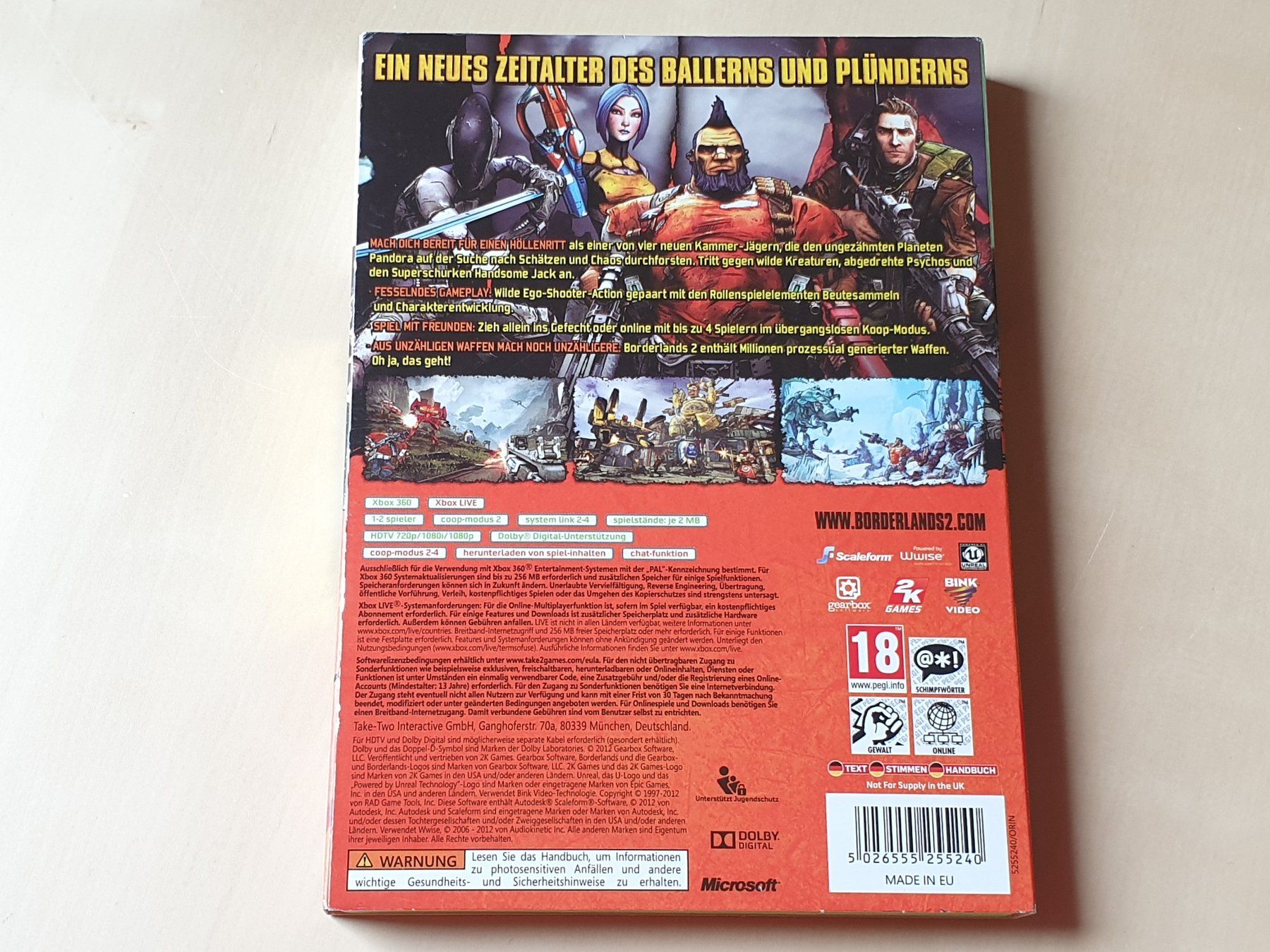 Microsoft Spiele: Borderlands 2 – Gebraucht aus Stansstad von collectorsshop 1