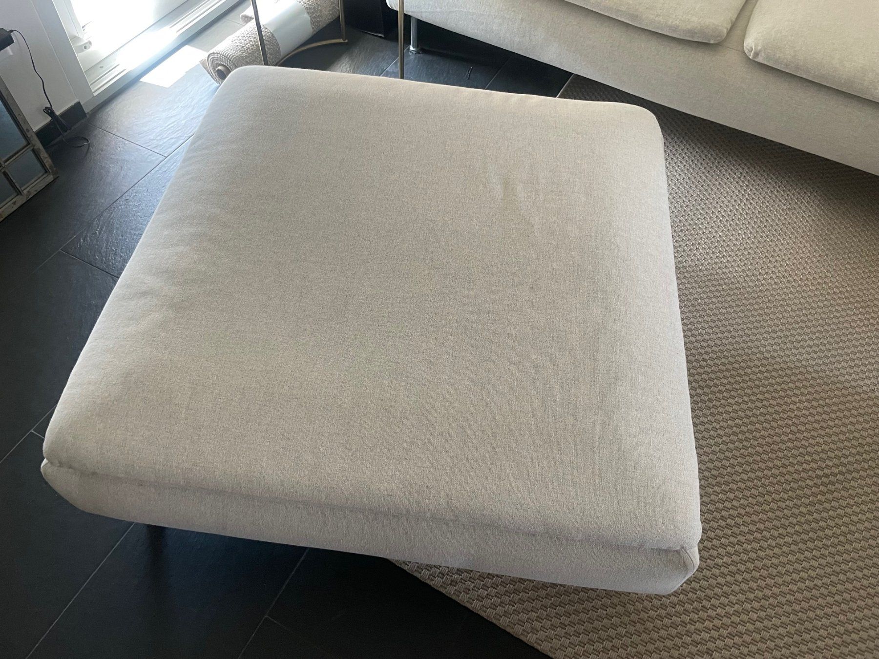 Ikea Divani: SÖDERHAMN 3er-Sofa & Hocker, Gunnared beige - Bezug waschbar – Usato da Aarburg venduto da ste_clp7 1