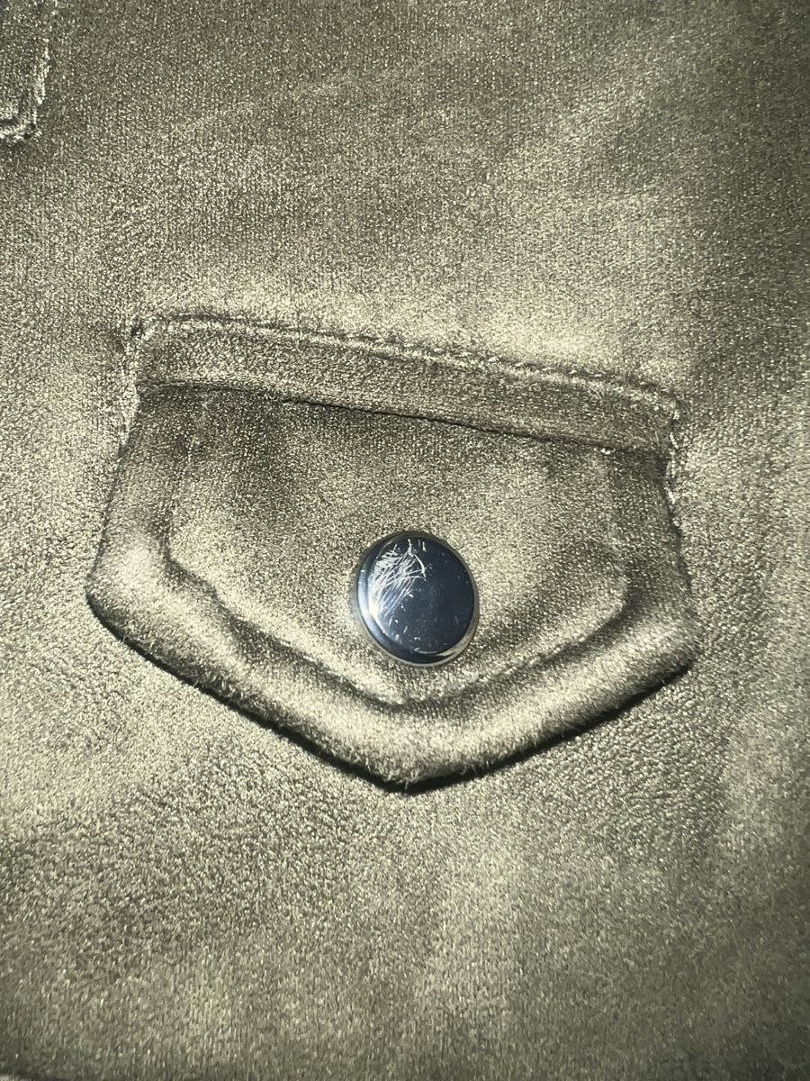 Zara Giacche: Zara Basic Jacke, Khaki, Wildlederoptik, Grösse S – Nuovo (secondo la descrizione) da Schönenberg ZH venduto da Bosh 4